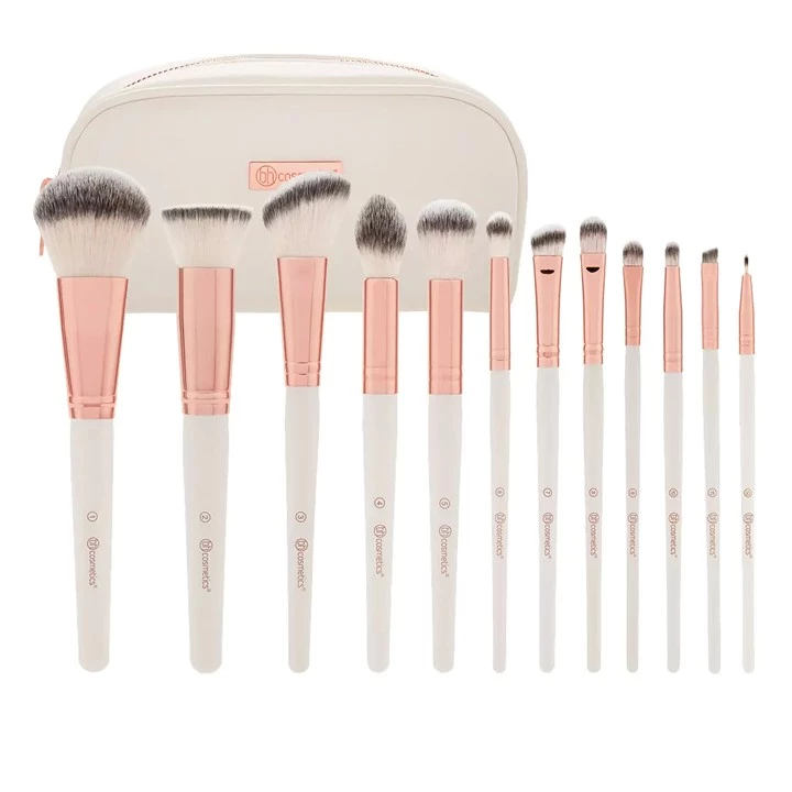 Bộ Cọ Trang Điểm 12 Cây BH COSMETICS Rose Romance BHBO02